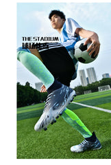 Men Sneakers Soccer Shoes Cleats Breathable Adult Kids TF/FG Football Boots