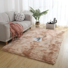 Soft Area Rugs For Bedroom Fluffy, Non-slip Tie-Dyed Fuzzy Shag Plush Soft Shaggy