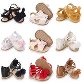 Infant Baby Shoes Baby Boy Girl First Walkers Shoes Toddler Flats Sandal Flower