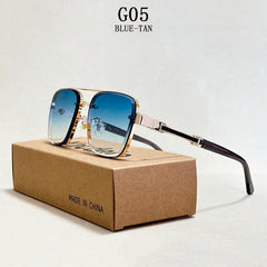 Sunglasses For Men Luxury Fashion Glasses Sunscreen Square Sunglasses