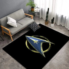 Star Trek HD Printed Carpet Living Room Home Decor Sofa Table Rug Anti Slip Chair