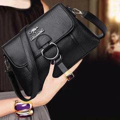 Single Shoulder Bag PU Soft Leather Texture Women's Bag Large Capacity