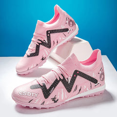 Men Soccer Shoes Football Boots Adult Anti-Slippery Futsal Cleats Sport