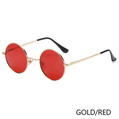 RUOBO Retro Polarized Round Metal Frame Sunglasses Eyewear For Men and Women Driving Fishing Brand Designer Sun Glasses UV400