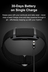 Smart Bracelet Sports Fitness Tracker Health Monitoring Step Count Heart Rate Sleep Tracking 1ATM Waterproof Smart Wristband