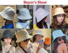 Foldable Bucket Hat Unisex Women Outdoor Sunscreen Hat