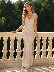 Formal attire Dresses: Maxi sequin summer dress women elegant long evening dresses