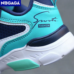 Children Sport Shoes Boys Fashion Mesh Breathable Casual Sneakers Lightweight Running