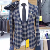 Man Suit Boutique Cross-border Foreign Trade Men Color Matching Wedding