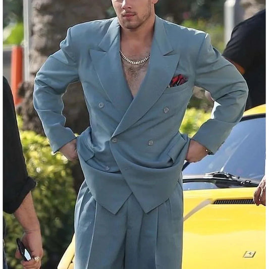 Groomsmen Suits: Double Breasted Suits for Men 2 Piece Fashion Solid Party