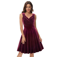 Evening Dresses: Women's Sequin Glitter V-Neck Party Dresses