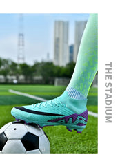 Men Soccer Shoes Grass Society Training Football Boots Cleats