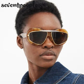 Sunglasses Women Brand Designer Fashion Oval Sunglasses