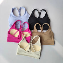 Women Yoga Set 2pcs Sport Suit Gym wear Workout Clothes Sports Crop Top High Waist