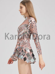 Formal attire Dresses: Party Evening Dress Women Long Sleeve Stretch Mini Dress