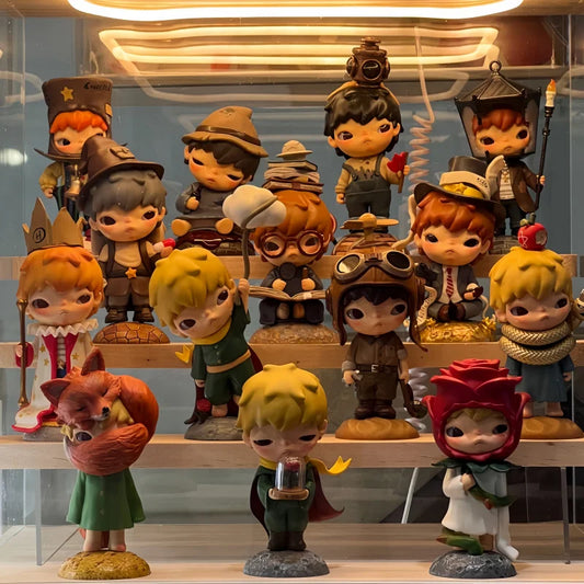 POP MART Hirono x Le Petit Prince Serie Blind Box Toys Mystery Box Mistery Toys Action Figure Surprise Cute Models Birthday Gift