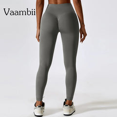 Sport Pants Tights Seamless Fitness Leggings Women Clothing High Waist Scrunch