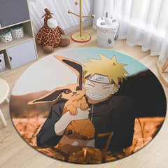 Cartoon HD Printed Round Carpet.soft,Comfortable,exquisite, Living Room,bedroom