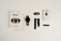 Blackview W90 Pro Smartwatch 1.43" AMOLED Display,Bluetooth Calling,Heart Rate Monitor, 900mAh/ 20Days Standby,Men's Smartwatch