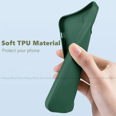 For iPhone 7 Plus Case For iPhone 7 8 Plus Cover Luxury TPU Shockproof Liquid Silicone Protective Phone Cover For iPhone 7 Plus