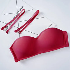 Women Invisible Bra Strapless Bralette 1/2 Cup Women's Underwear Female