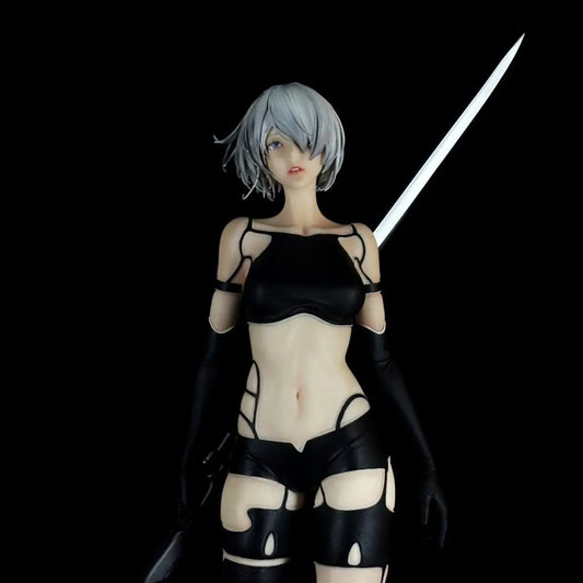 In Stock Nier: Automata A2 Battle Damage Edition 1/4 50cm Statue Figure Boutique Statue Desktop Ornaments Decoration