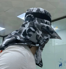 Sun Hats UV Protection Outdoor Hunting Fishing Cap for Men Women Hiking Camping