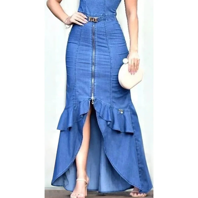 Plus Size Boat Neck Short Sleeved Vestido Summer Lady Elegant Robes Women