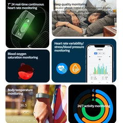 2208A Smart Bracelet Heart Rate Blood Pressure Monitor Pedometer Men Women Sport Fitness Tracker Electronic Bracelet