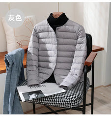 Autumn Winter Warm Women White Duck Down Slim Jackets Female