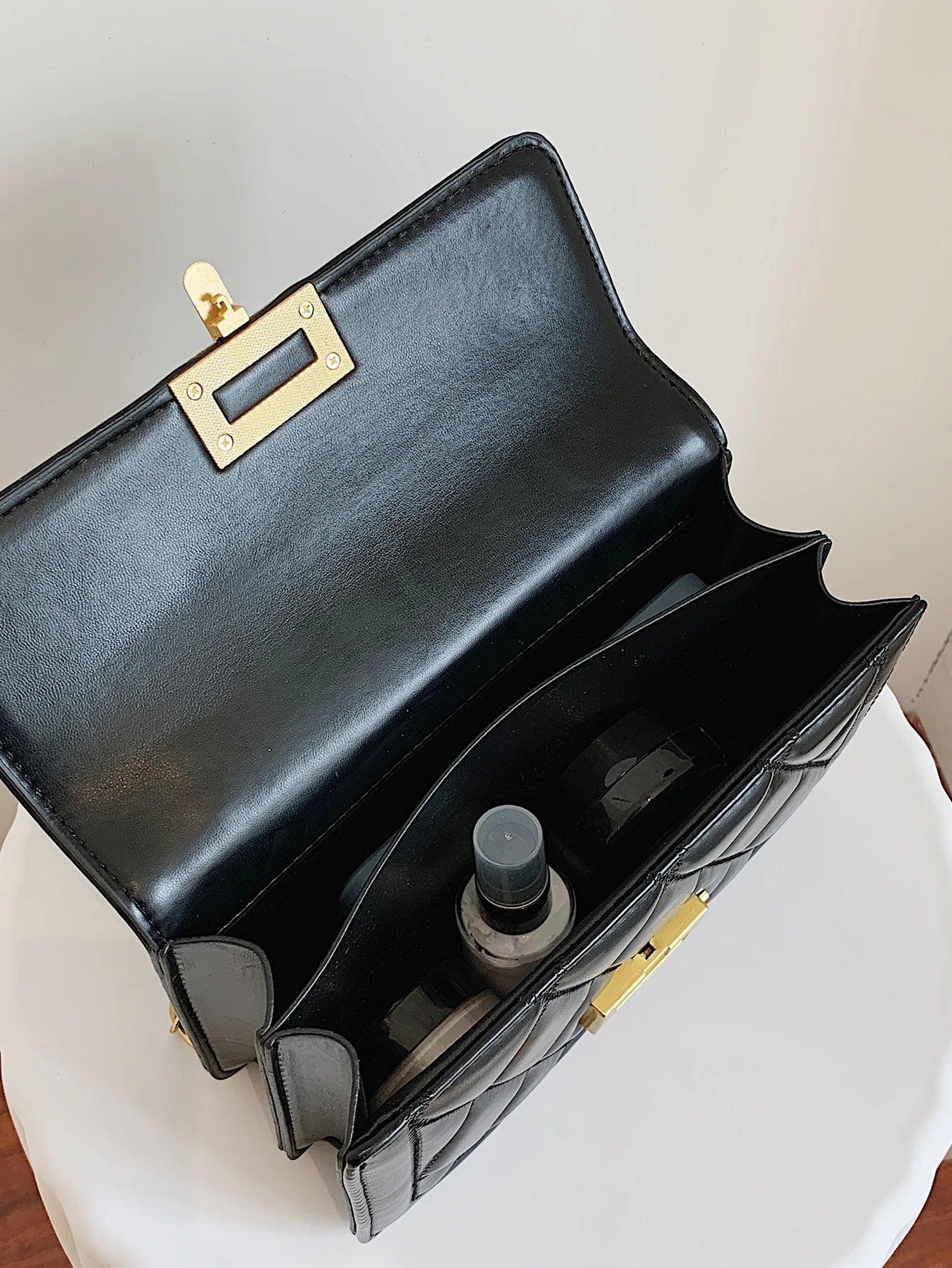 High Sense Fashion Rhombus Chain Shoulder Bag With Small Square Bag Fashion