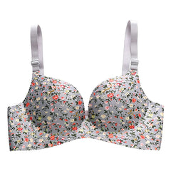 Adorable Girls One Piece Bra No Underwire Push Up Small Busts Design Breathable