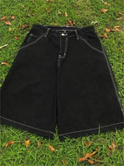Y2k Vintage Baggy Jeans Shorts Woman Streetwear Jorts Korean Harajuku Gothic