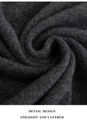 Pure Wool Sweater Men's Autumn Winter O-Neck Pullovers Business Casual