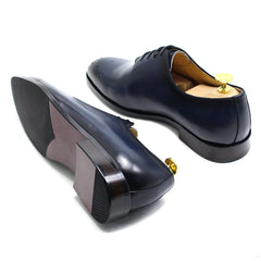 Genuine Leather Mens Formal Shoes Handmade Classic Whole Cut Oxfords