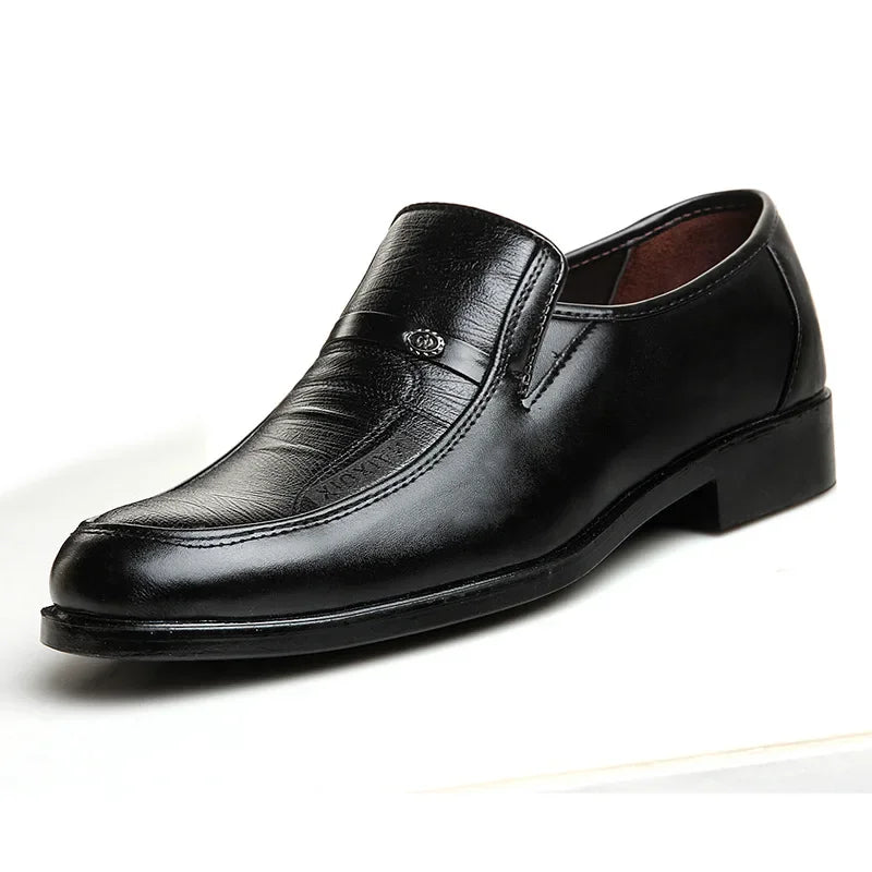 Mazefeng Brand Men Leather Formal Business Shoes Male Office Work
