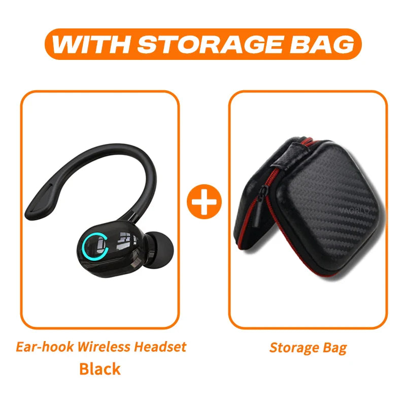 VAORLO S10 New Earphone Bluetooth Earphone Sport Business Single Ear Earphone With Good Sport Range and Noise Reduction Wearing