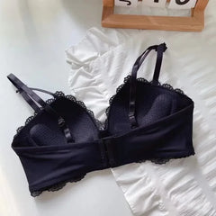 Bras for Women Lingerie Korean Push Up Bra Brassiere Black Underwear