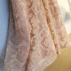 Homecoming Dresses: A-Line Elegant Floor-Length Zipper Back Formal Party Gown
