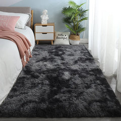 Soft Area Rugs For Bedroom Fluffy, Non-slip Tie-Dyed Fuzzy Shag Plush Soft Shaggy