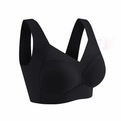 Ice Silk Seamless Sport Bra Gather Prevent Sagging Underwear No Steel Ring