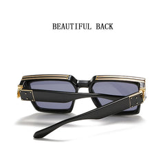 Sunglasses For Men Vintage Square Fashion Glasses Luxury Retro Sunglasses