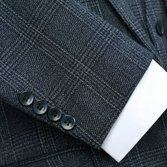 Boutique (Blazer+ Pants) Men's Fashion Hosts British Style Work Business