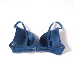 Small Chest Size Women Bra Thin Cup Mold Soft Cotton Brassiere Hollow Out Lace