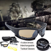 Glasses Shooting Airsoft Hunting Safety Glasses Hiking Sunglasses 4 Lens