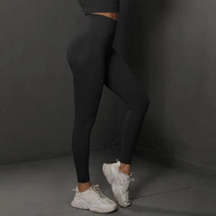 Women Seamless Yoga Pants Fitness Sports Running Sportswear Stretchy Lifting Tights