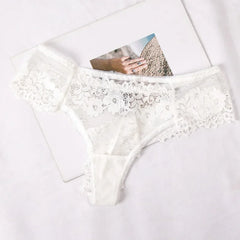 Women Panties Underwear Black Lace Panties Lingerie Female Floral Lace Briefs