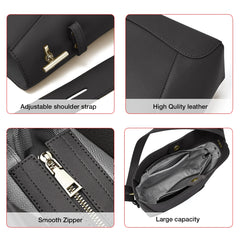 Lady Women Hobo Bucket Bag Split Leather Fashion Shoulder Bags Large