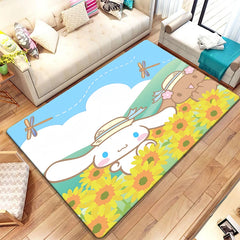 Sanrio Cinnamoroll, Pochacco HD Printed Outdoors Carpet, Living Room Decoration, Sofa