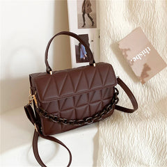 Fashion Plaid Women Shoulder Bag Chain Crossbody Bags Brand Designer Trendy